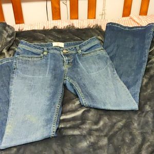 Women's Vintage Flare Blue Jeans